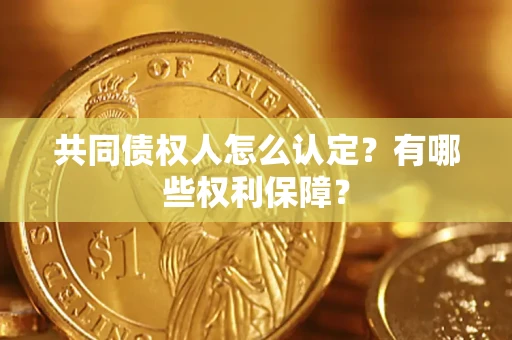 济南共同债权人怎么认定？有哪些权利保障？